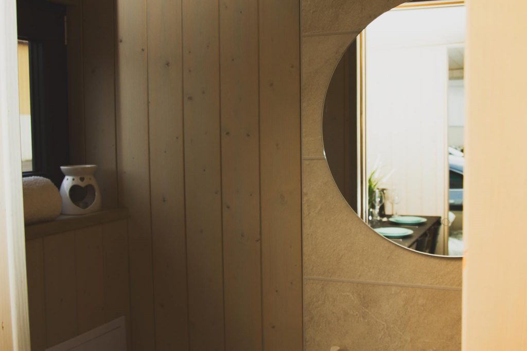 Glamping pod interior shot