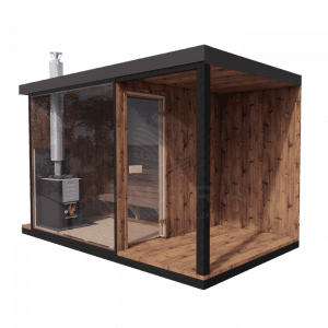 Module A with terrace - Sauna